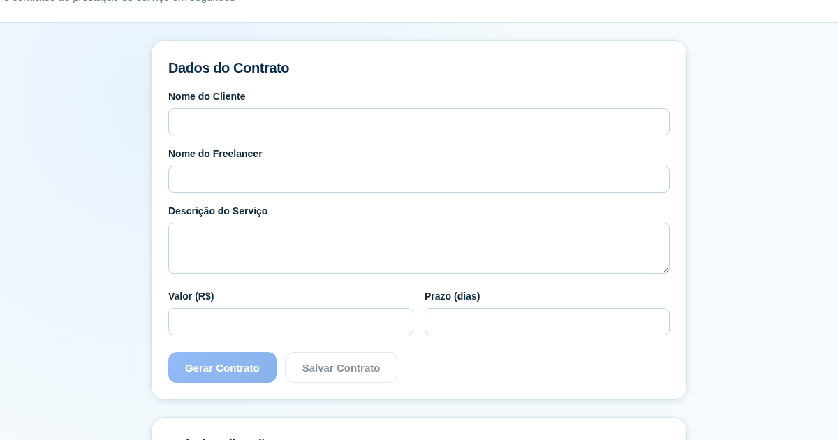 ContratoClick: Gere Contratos de Freelance em Segundos